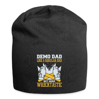 Demo Papa Mehr Wrecktastic Heimwerkerhaus - Jersey-Beanie - Schwarz - Vorne