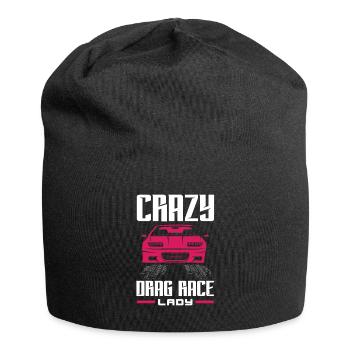 Lustiges Autorennen Auto Rennen Geschenk - Jersey-Beanie - Schwarz - Vorne