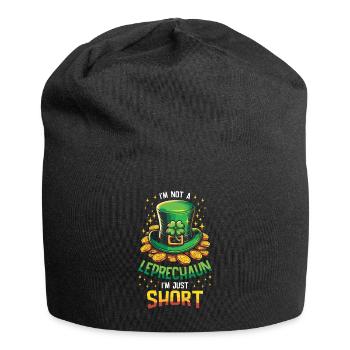 Ich bin kein Kobold, ich bin nur ein kleiner St. Patricks - Jersey-Beanie - Schwarz - Vorne
