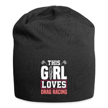 Lustiges Autorennen Auto Rennen Geschenk - Jersey-Beanie - Schwarz - Vorne