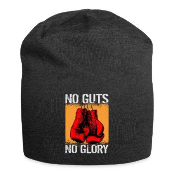 Kein Mut, kein Ruhm Boxen - Jersey-Beanie - Anthrazit - Vorne
