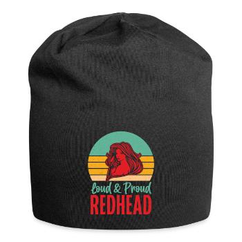 Redhead Gifts - Jersey Beanie - black - Front