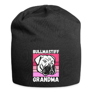 Bullmastiff Granny Dog Owner Gift - Jersey Beanie - black - Front