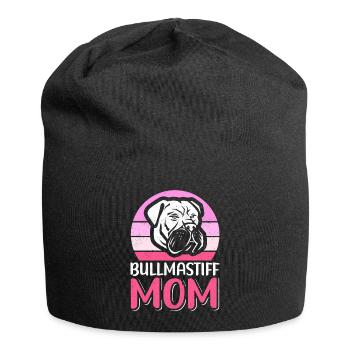 Bullmastiff Mom Dog Owner Gift - Jersey Beanie - black - Front
