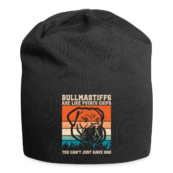 Bullmastiffs Are Like Dog Owners Gift - Jersey Beanie - black - Front