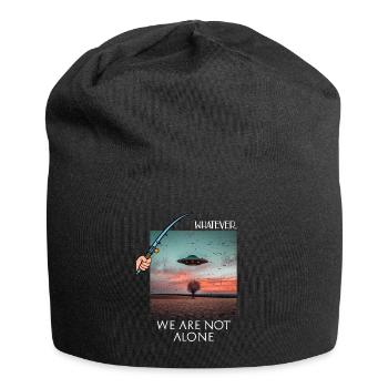 Ufo we are not alone Fake Ufo mit Angel Lustig - Jersey-Beanie - Schwarz - Vorne