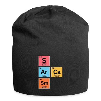 Sarcasme - Tableau périodique - Bonnet en jersey - noir - Devant