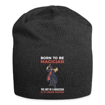 Magierleben Zauberer - Jersey-Beanie - Anthrazit - Vorne