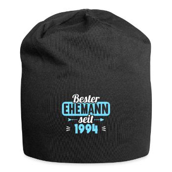 Best husband since 1994 30th wedding anniversary - Jersey Beanie - black - Front