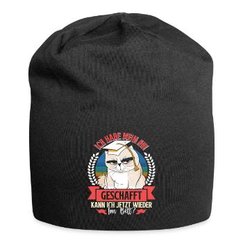Abiturient Habe Mein Abi Geschafft Abschluss - Jersey-Beanie - Schwarz - Vorne