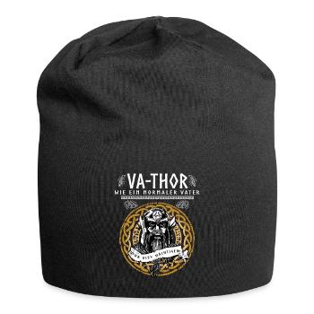 Vathor - Father's Day Father's Day Gift Viking - Jersey Beanie - black - Front