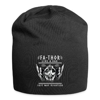 Vathor - Father's Day Father's Day Gift Viking - Jersey Beanie - black - Front