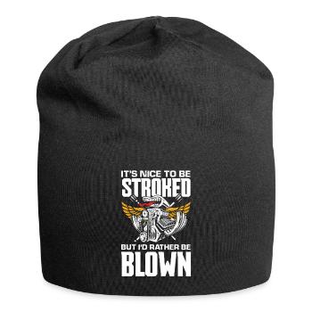 Lustiges Autorennen Auto Rennen Geschenk - Jersey-Beanie - Schwarz - Vorne