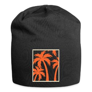 Palm trees - Jersey Beanie - black - Front