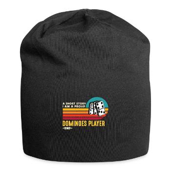 Dominoes Player A Short Story I Am A Domino Lover - Jersey Beanie - black - Front