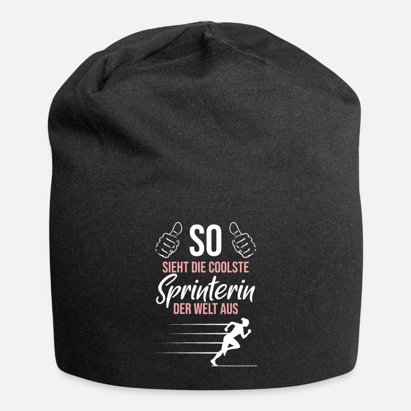 Coolest female sprinter – world class - Jersey Beanie - black
