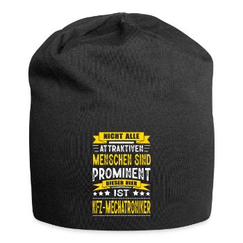 KFZ-Mechatroniker Meister Meisterprüfung Abschluss - Jersey-Beanie - Schwarz - Vorne
