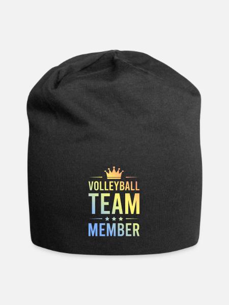 Volleyball Team Bunt - Jersey-Beanie - Schwarz
