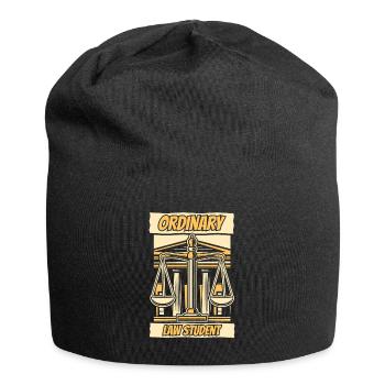 Ordinary Law Student University Legal Studies Law - Jersey Beanie - black - Front