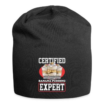 Banana Pudding Banana Pudding Gift - Jersey Beanie - black - Front