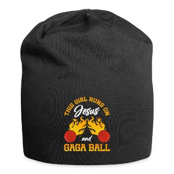 Ballon Dodgeball Hexagon Pit Sports Gaga - Bonnet en jersey - noir - Devant