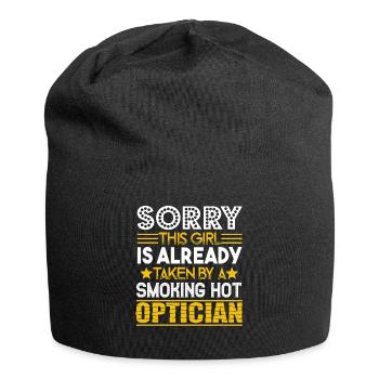 Optician Taken By A Smokin Hot Optician - Jersey Beanie - black - Front