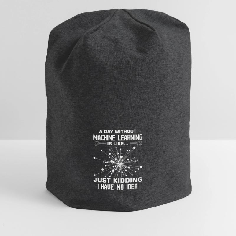 Machine Learning Algorithms AI Data Analyst Jersey Beanie