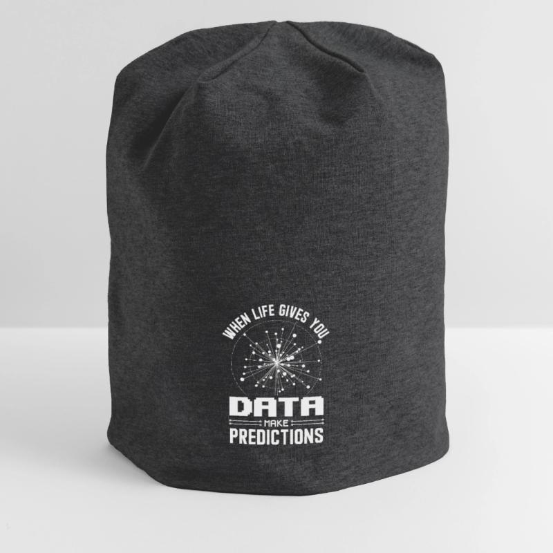 Machine Learning Algorithms AI Data Analyst Jersey Beanie