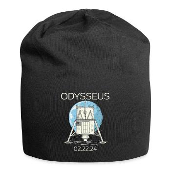 Odysseus Moon Lander Spacecraft Moon Landing - Jersey Beanie - black - Front