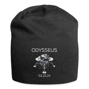Odysseus Moon Lander Spacecraft Moon Landing - Jersey Beanie - black - Front