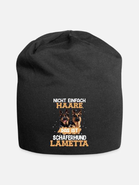 Schäferhund Besitzerin NICHT HAARE SCHÄFERHUND - Jersey-Beanie - Schwarz
