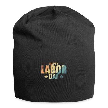 Bonne fête du Travail aux États-Unis - Bonnet en jersey - noir - Devant