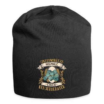 Steuerberater Geschenk Finanzen Lustig - Jersey-Beanie - Schwarz - Vorne