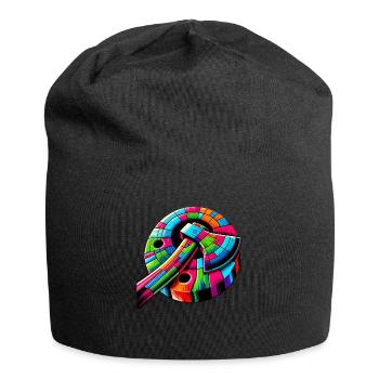 Pop Art hache de lancer hachette hache lanceur haches - Bonnet en jersey - noir - Devant