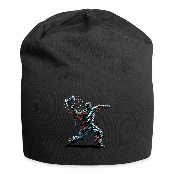 Polygone Art hache lancer hachette hache lanceur haches - Bonnet en jersey - noir - Devant