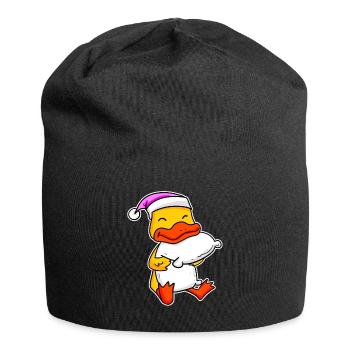 Duck Tired Sleeping Sleeping Girl - Jersey Beanie - black - Front