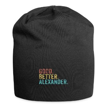 Good better Alexander - Jersey-Beanie - Schwarz - Vorne