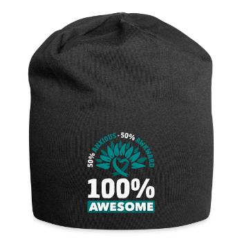 Sarcelle d’hiver SSPT Stress Trouble anxieux - Bonnet en jersey - noir - Devant