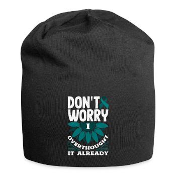 Sarcelle d’hiver SSPT Stress Trouble anxieux - Bonnet en jersey - noir - Devant