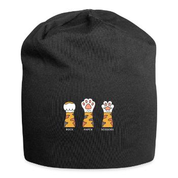 Rock Paper Scissors - Jersey Beanie - black - Front