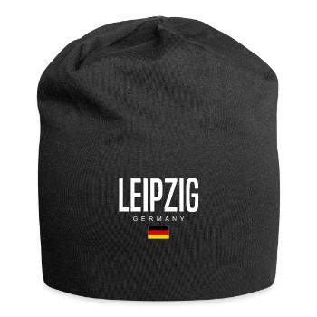 Leipzig - Bonnet en jersey - noir - Devant