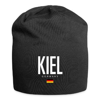 Kiel - Jersey-Beanie - Schwarz - Vorne