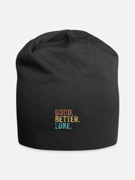 Good better Luke - Jersey-Beanie - Schwarz