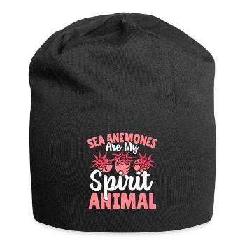 Sea Anemones Gift - Jersey Beanie - black - Front