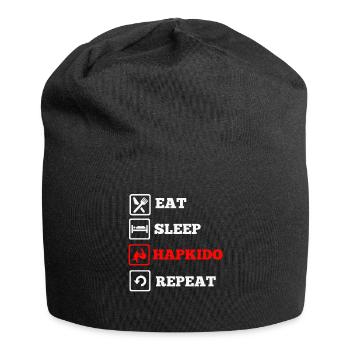 Hapkido-Kampfkunst-Geschenk - Jersey-Beanie - Schwarz - Vorne