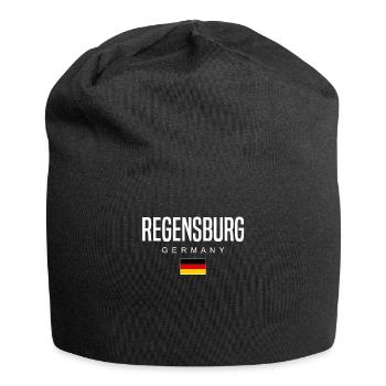 Regensburg - Jersey-Beanie - Schwarz - Vorne