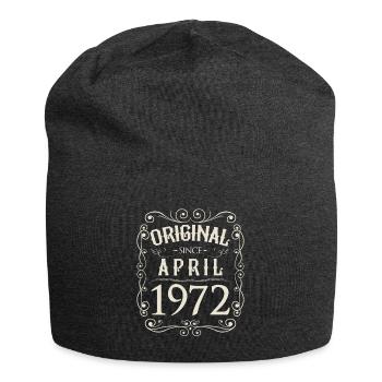 Vintage - Original depuis avril 1972 Anniversaire - Bonnet en jersey - charbon - Devant