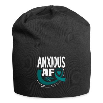 Sarcelle d’hiver SSPT Stress Trouble anxieux - Bonnet en jersey - noir - Devant