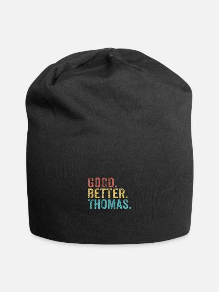 Good better Thomas - Jersey-Beanie - Schwarz