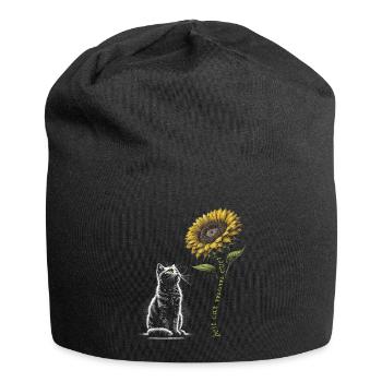 Best Cat Mom Ever - Jersey Beanie - black - Front
